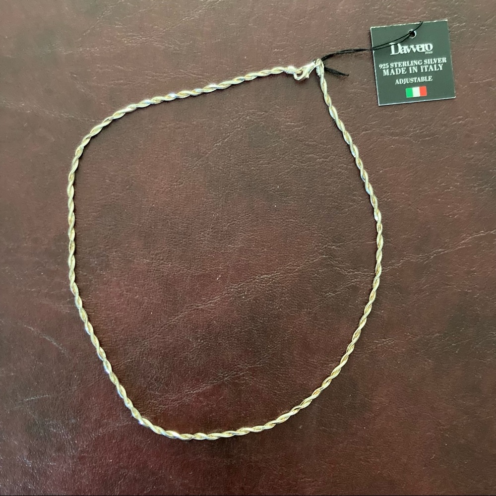 NWT Sterling Silver Twisted Chain